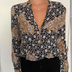 ALC cropped Blouse size 0